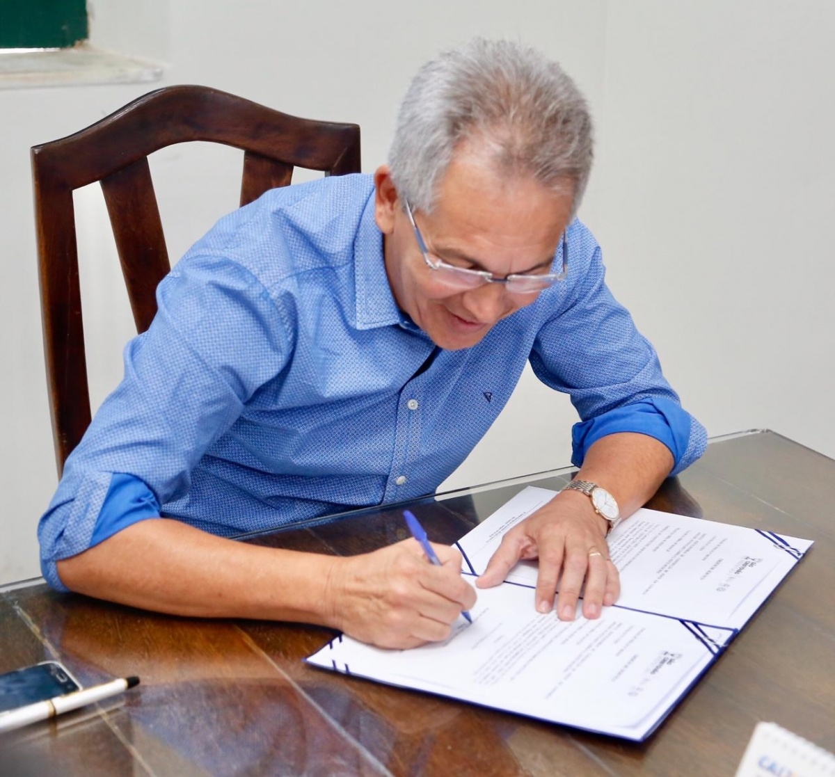 Prefeitura de São Cristóvão assina ordem de serviço para construção de ponte que liga Camboatá e Caritá (Foto: Heitor Xavier)