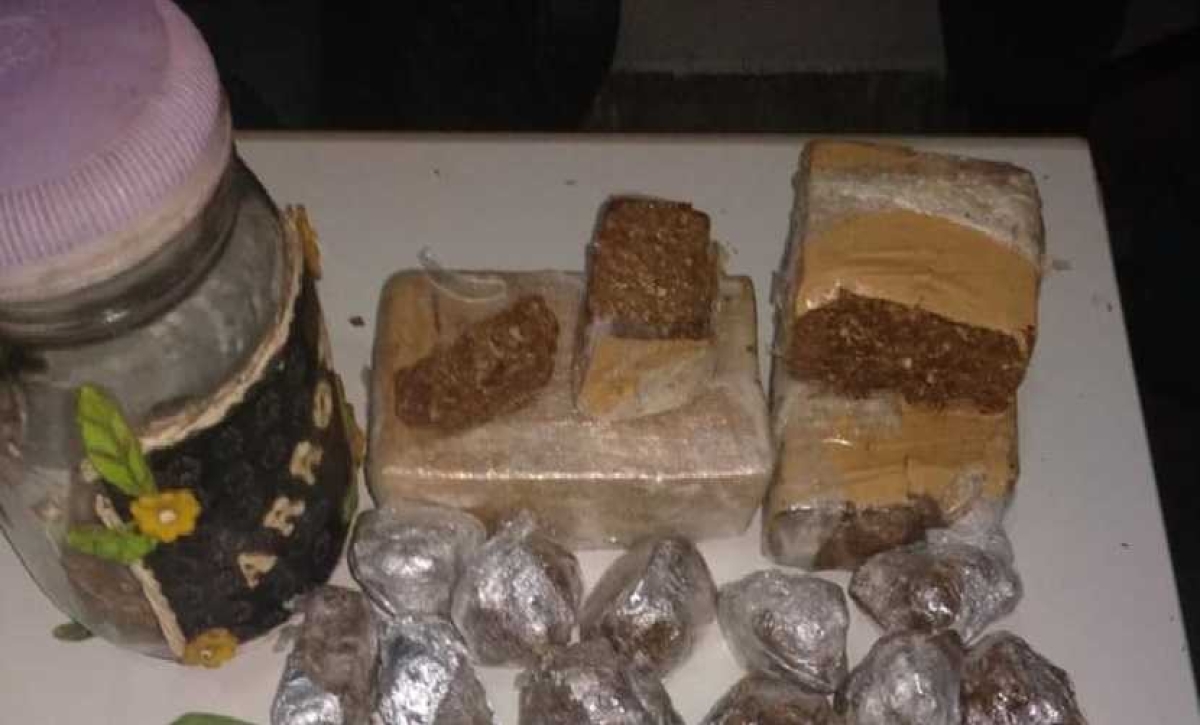 Batalhão de Radiopatrulha da PM apreende 1,2Kg de maconha e 200g de cocaína (Foto: SSP/SE)