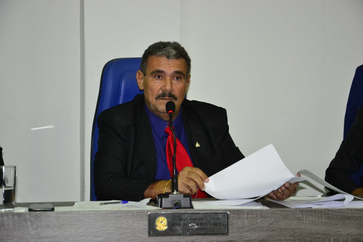 Presidente da Câmara de Propriá, Aelson Publicidade (Foto: Via Câmara de Propriá/SE)