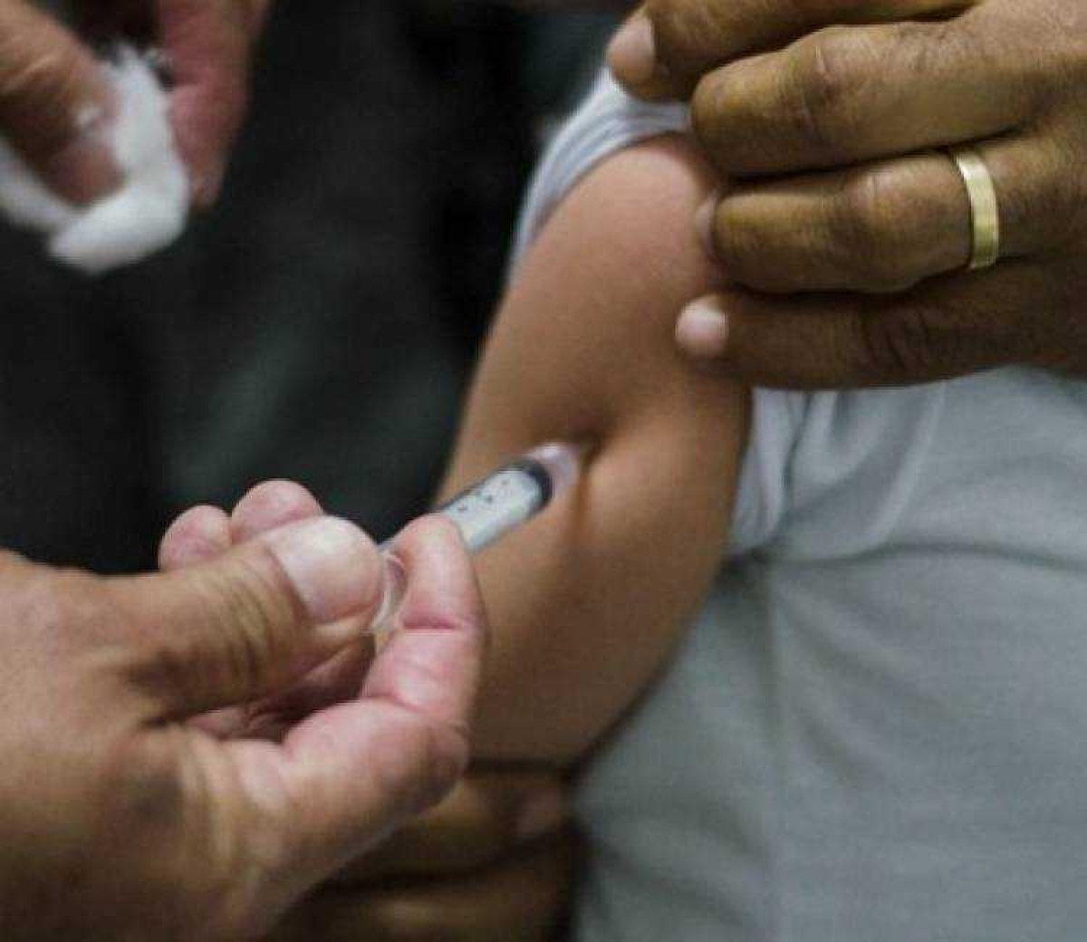 SES/Sergipe destaca importância da vacina na prevenção da meningite (Foto: Flávia Pacheco/ SES/SE)