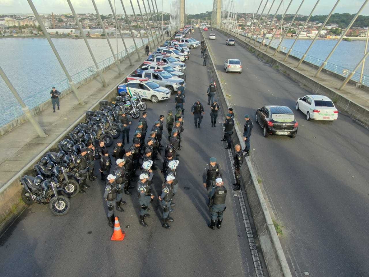 Mil militares integram Operação Tiradentes em Sergipe (Foto: Divulgação/ PM/SE)