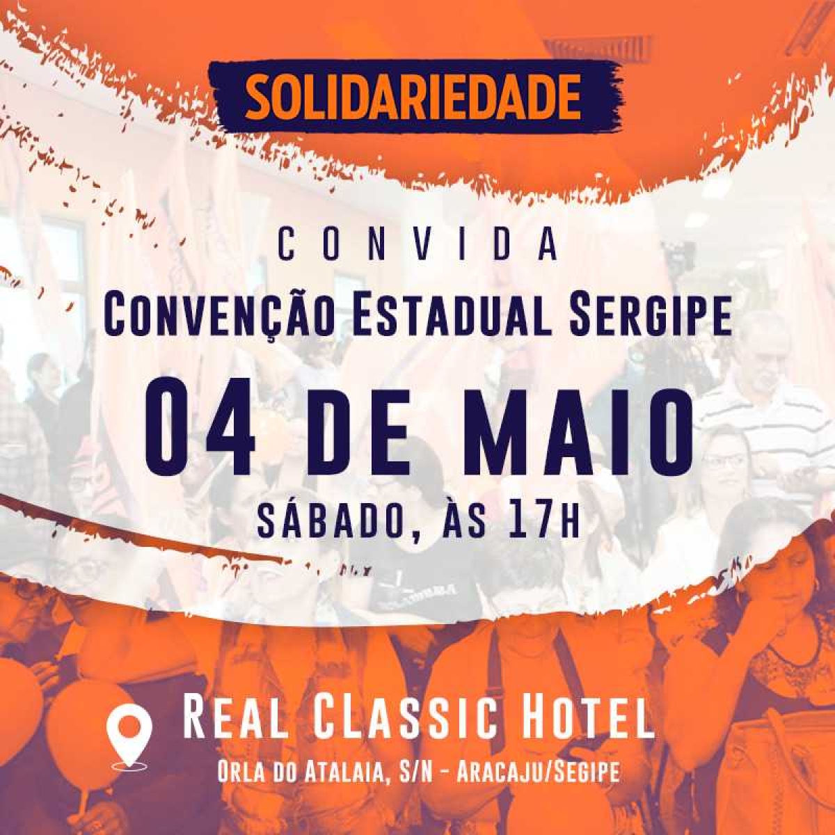 Solidariedade Sergipe fará convenção estadual (Imagem: Divulgação)