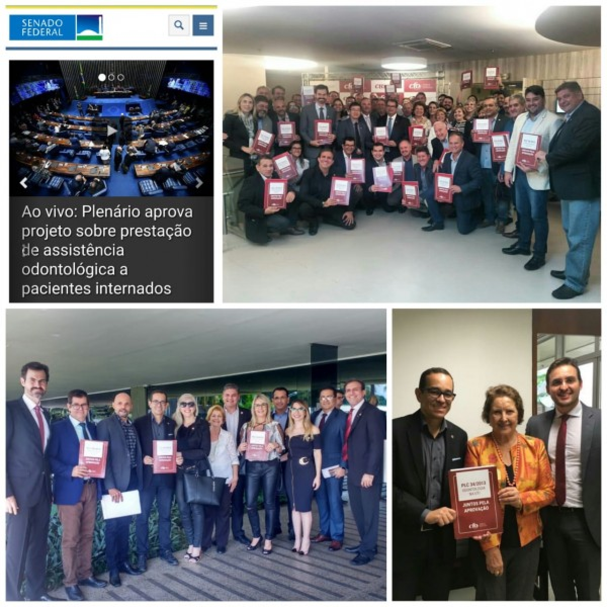 Senado aprova projeto de Lei que torna obrigatória a assistência odontológica a pacientes internados (Imagem: CRO/SE)