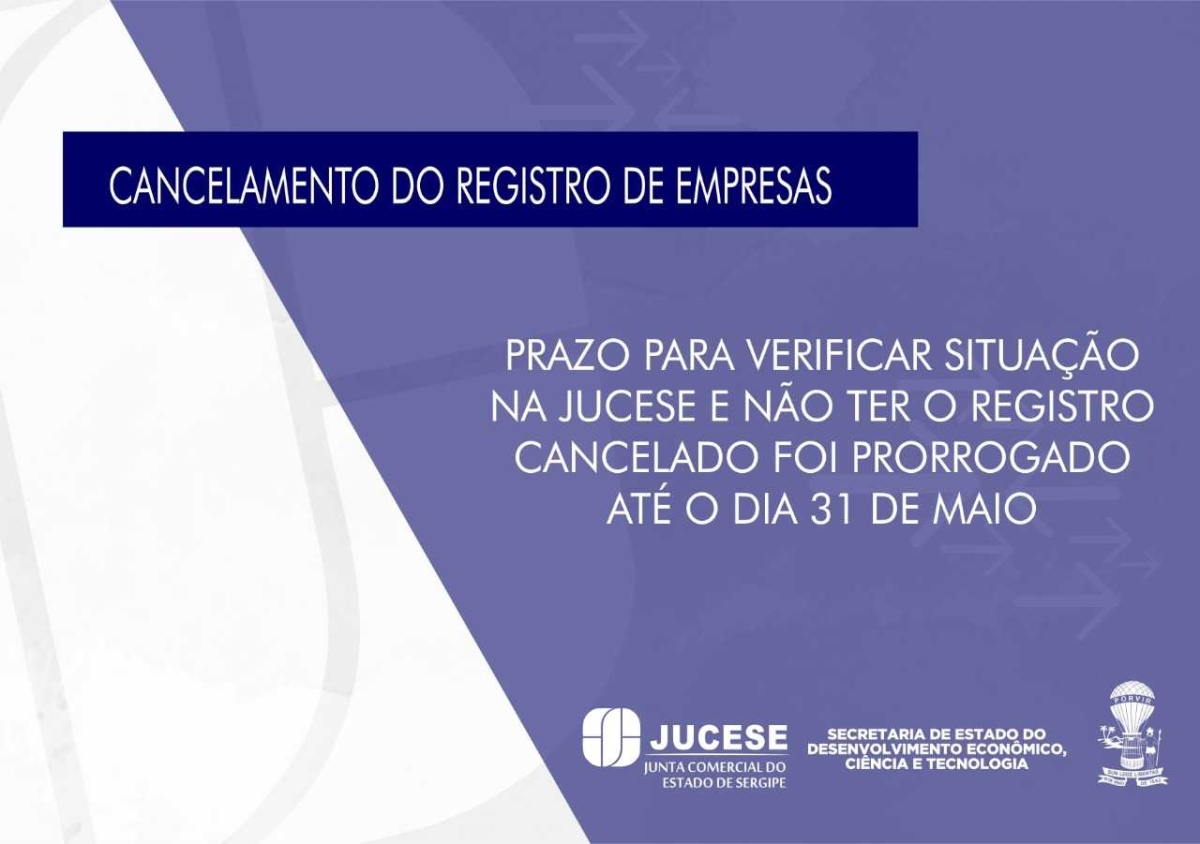 Jucese prorroga prazo para que mais de 14 mil empresas mantenham registro regular (Imagem: Jucese/SE)