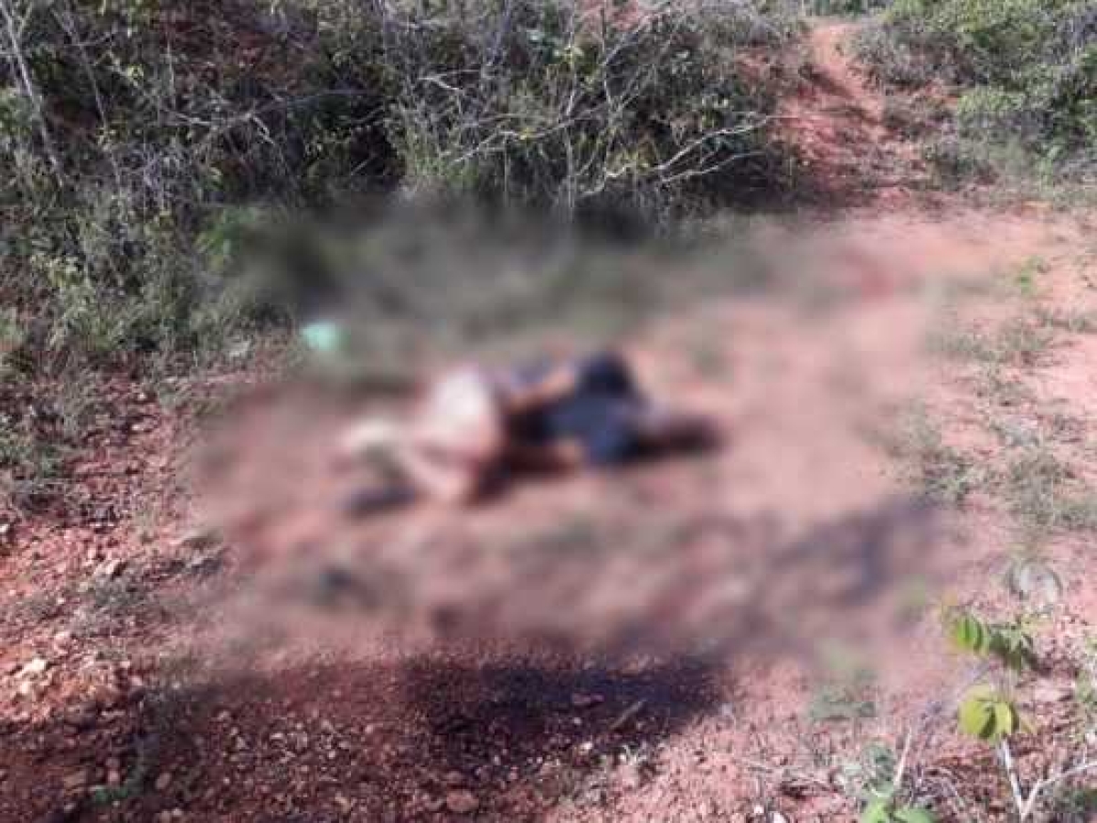 Corpo foi encontrado na Barragem do Rio Poxim, em São Cristóvão (Foto: WhatsApp/ Grupo Sergipe Notícias)