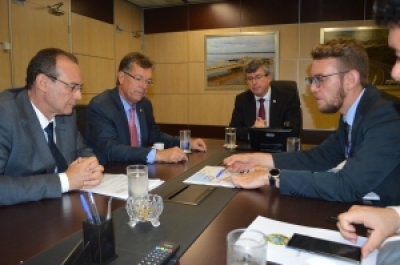 Laércio Oliveira solicita ao Dnit agilidade para a conclusão da duplicação da BR 101 (Foto: Site Laércio Oliveira)