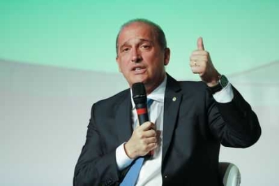 O ministro da Casa Civil, Onyx Lorenzoni, fala no 91º Encontro Nacional da Indústria da Construção (Foto: Fernando Frazão/ Agência Brasil)
