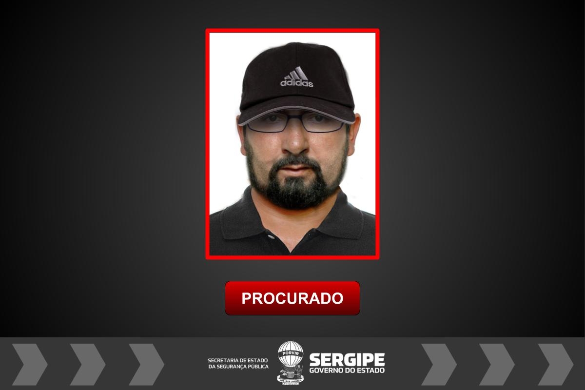 Polícia Civil divulga retrato falado do suspeito de ter cometido homicídio (Foto: SSP/SE)