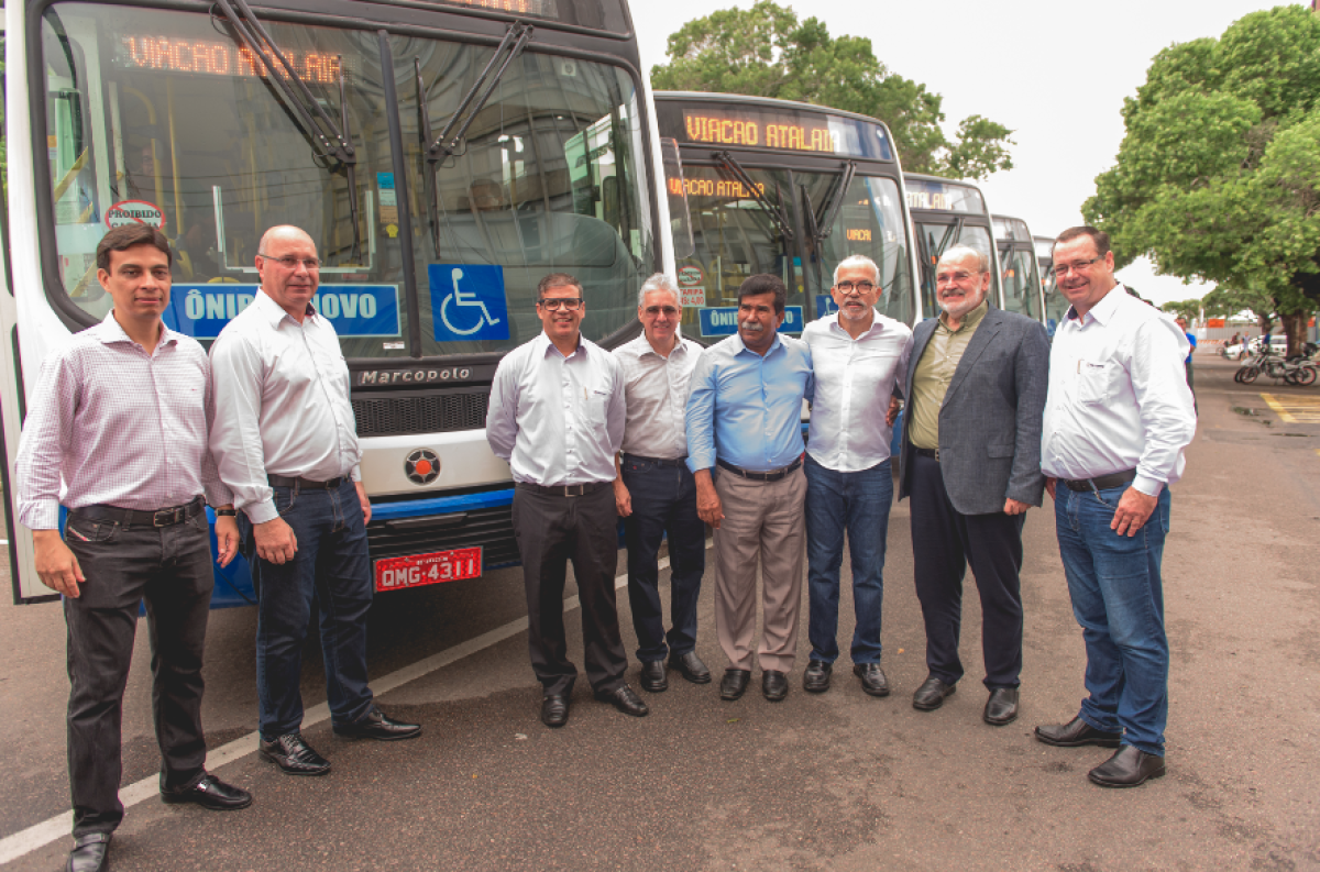 Novos ônibus com tecnologia avançada são entregues ao transporte coletivo de Aracaju (Foto: Setransp/SE)
