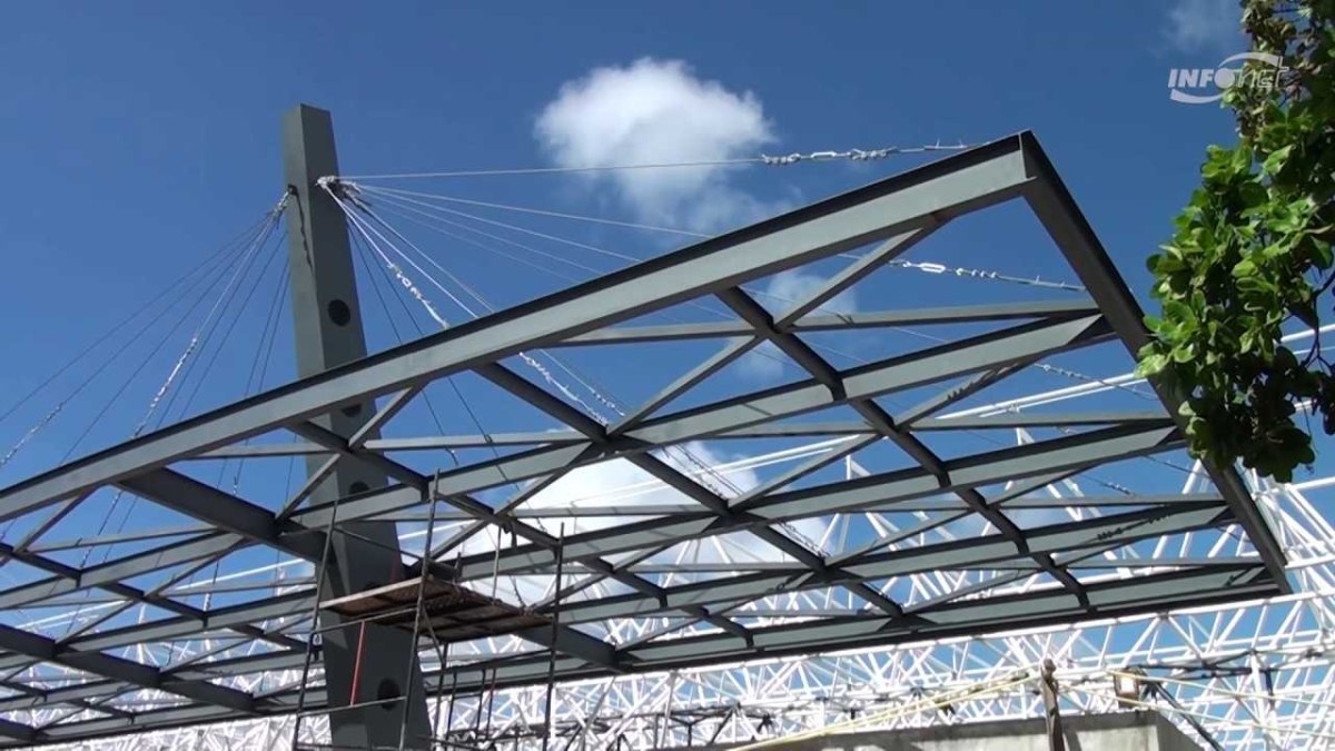 Obra do CIC pode ter novo atraso após CGU contestar valor da telha (Imagem: Reprodução de vídeo/ Portal Infonet)