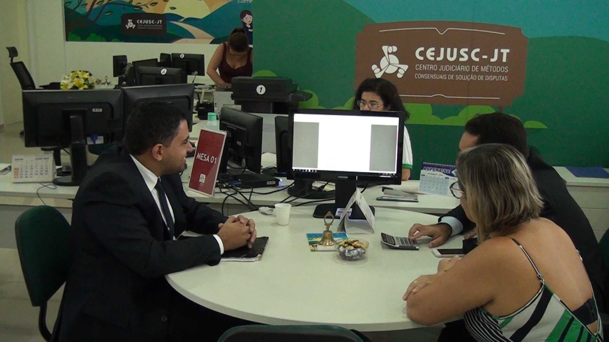 Mais de 100 acordos são selados durante conciliação trabalhista em Sergipe  (Imagem: Reprodução de vídeo/ Portal Infonet)