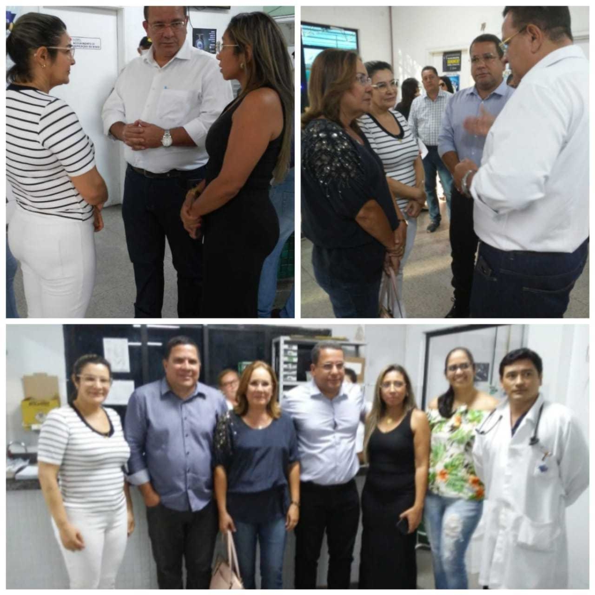 Deputadas Gorette Reis e Janier Mota acreditam que a terceirização deveria ser expandida para novas unidades de saúde (Fotos: Assessoria)