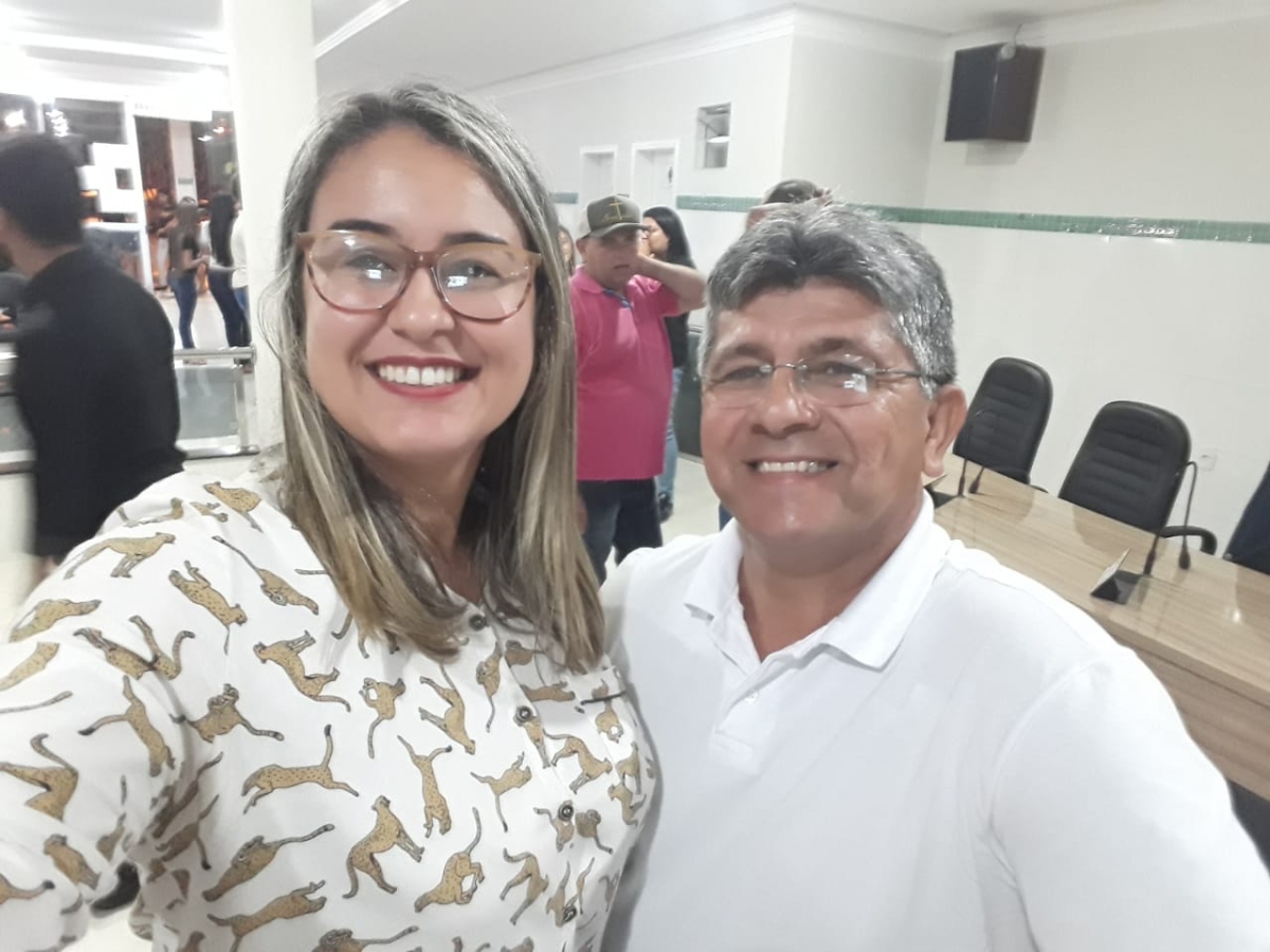 Deputada Estadual Kitty Lima e Messias Almeida (Foto: Arquivo pessoal/ Kitty Lima)