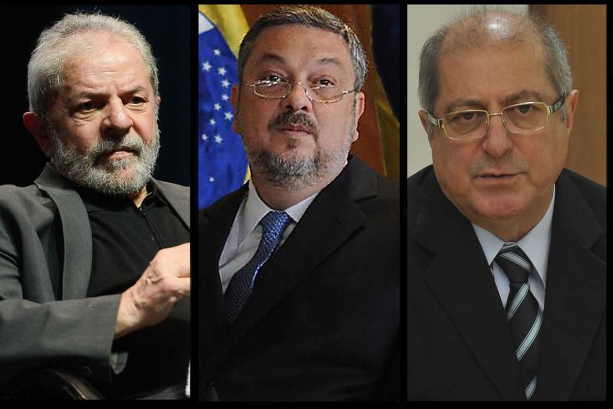 Lula, Palocci e Paulo Bernardo vão responder por suspeita de corrupção (Imagem: Arquivo Agência Brasil)