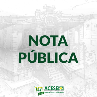 Nota Púbica da Acese sobre a manifestação da próxima sexta-feira, 14/6 (Imagem: Acese)