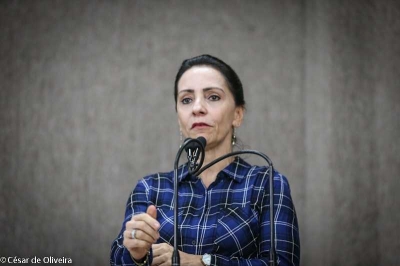 Vereadora Emília Corrêa (Foto: César de Oliveira)