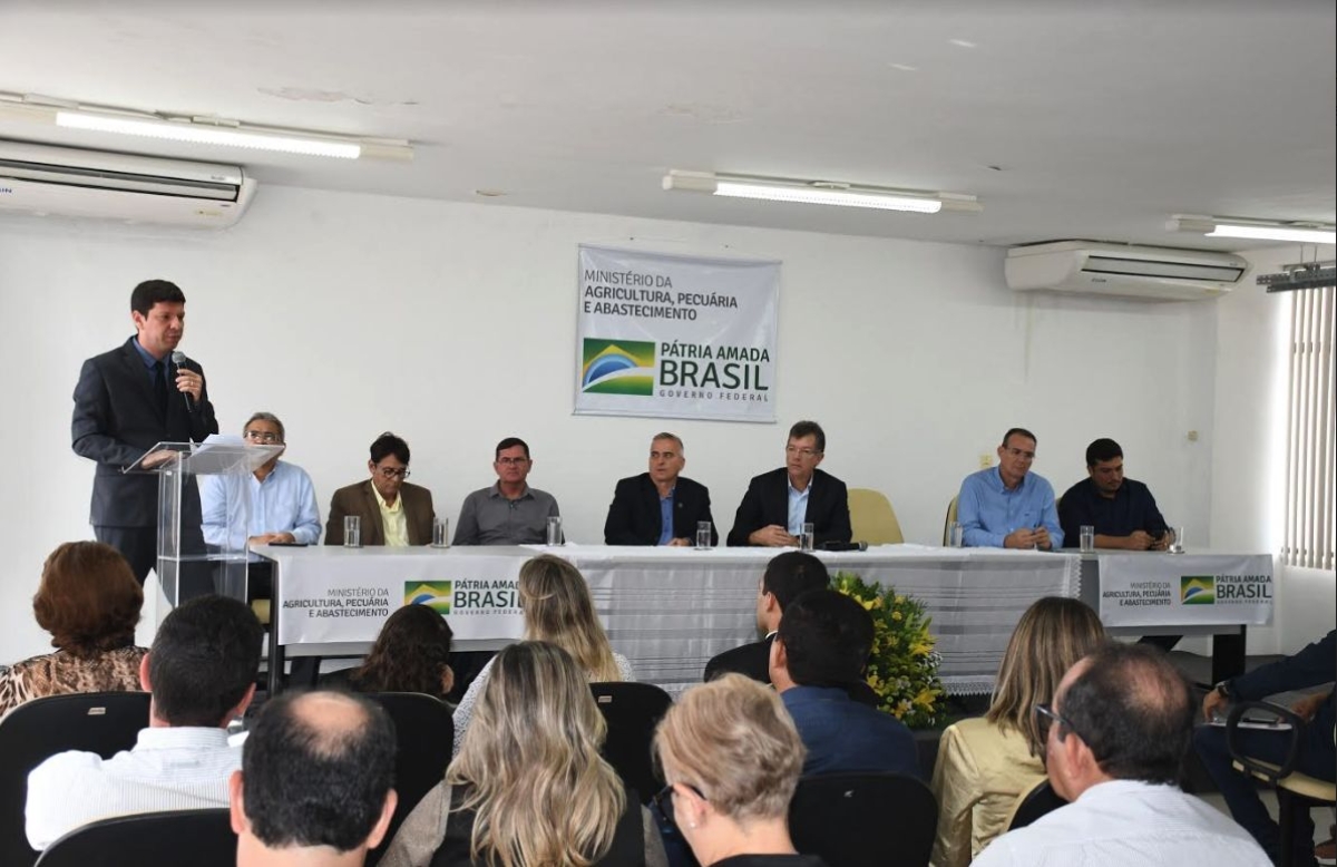 O agrônomo Haroldo Filho toma posse como superintendente Federal da Agricultura em Sergipe (Foto: Assessoria)
