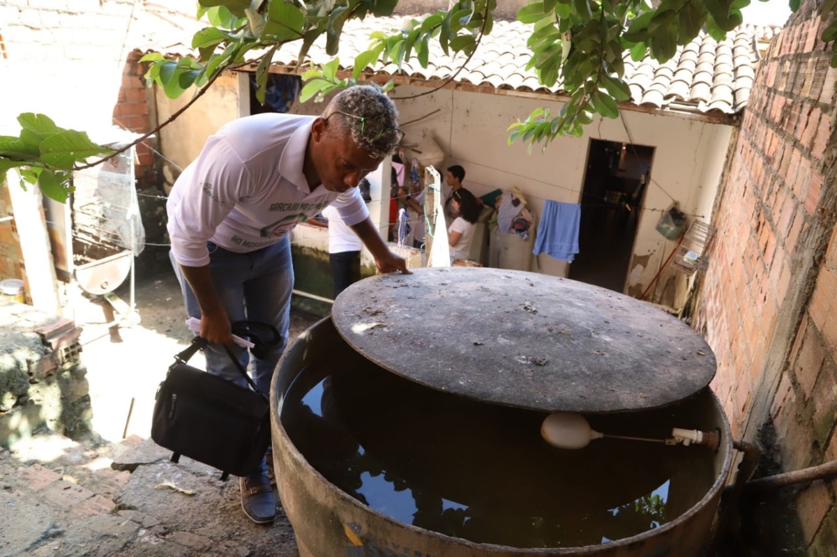 Após período de chuva, população deve ficar atenta aos focos de Aedes aegypti (Foto: Silvio Rocha/ Prefeitura de Aracaju)
