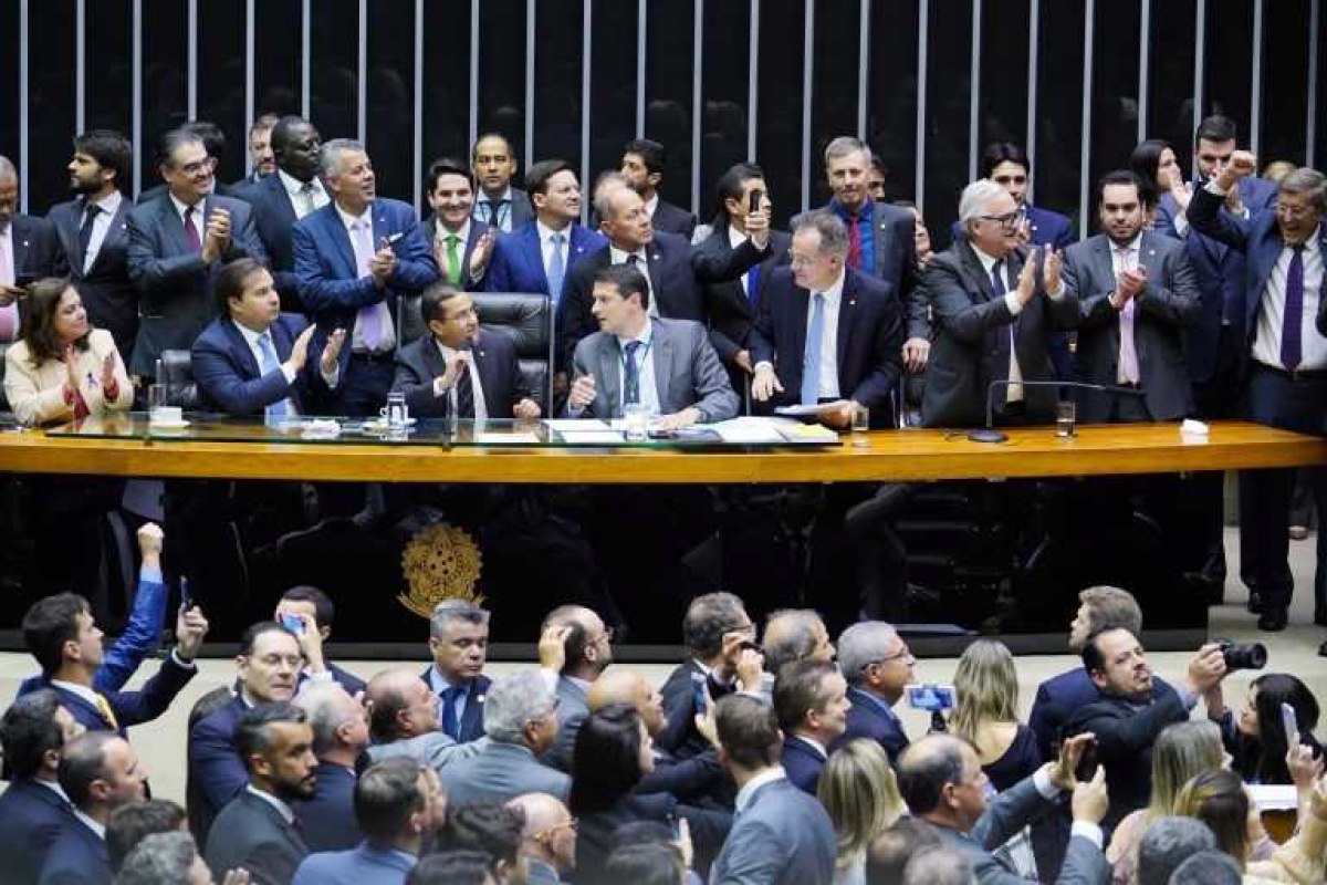 Deputados rejeitaram todos os destaques apresentados no segundo turno da reforma (Foto: Pablo Valadares/ Câmara dos Deputados)
