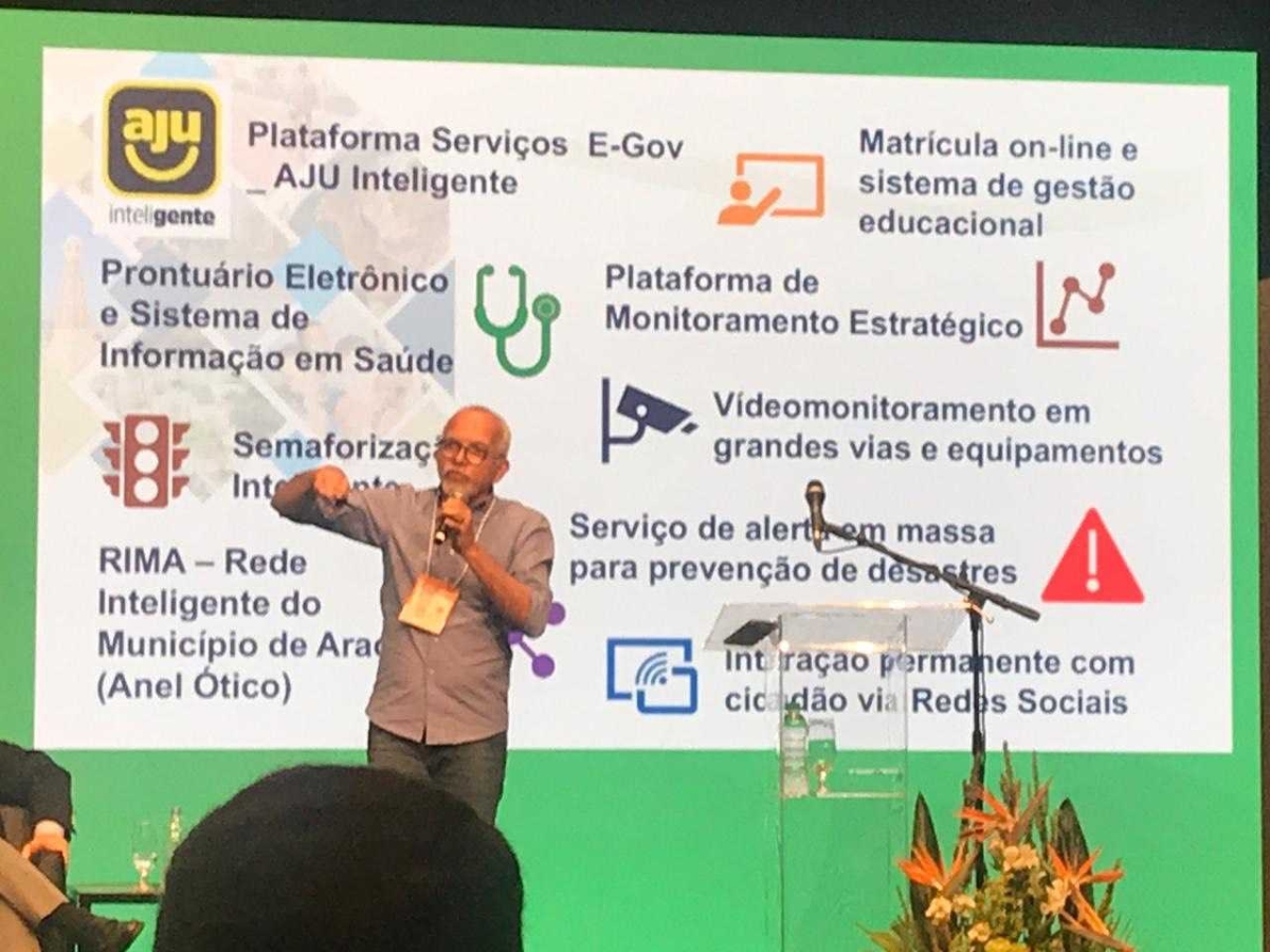 Edvaldo realiza em Florianópolis palestra sobre Planejamento Estratégico e Gestão Inteligente (Foto: Arquivo pessoal)