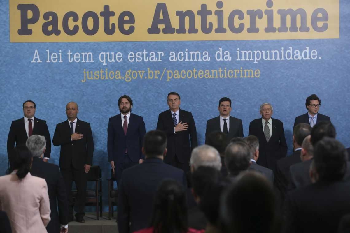 Bolsonaro: criminoso é quem deve temer a lei, não o cidadão (Foto: Antonio Cruz/ Agência Brasil)