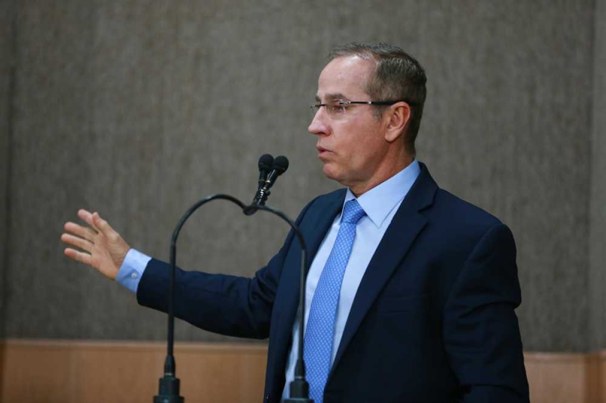 Nitinho faz esclarecimentos aos vereadores e destaca problema de ciclovia em Aracaju (Foto: César de Oliveira/ CMA)