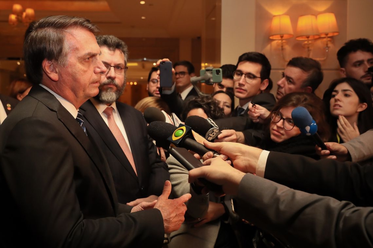 Presidente Jair Bolsonaro chega a Brasília após visita a cinco países (Foto: Isac Nóbrega/ PR)