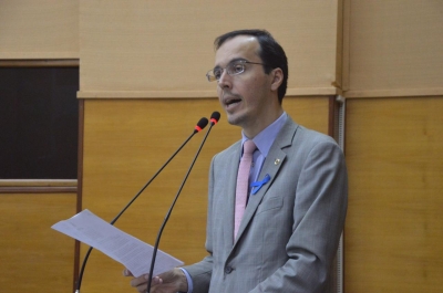 Georgeo: "Belivaldo vai copiar JB até no parcelamento do 13º salário dos servidores" (Foto: Assessoria Georgeo Passos)