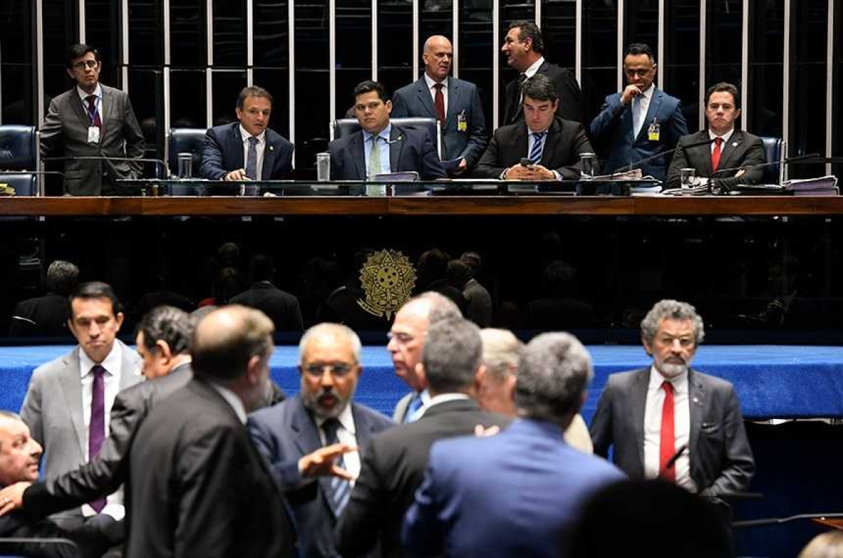 A PEC Paralela (PEC 133/2019) 53 votos a favor e 7 contrários em segundo turno (Foto: Roque de Sá/ Agência Senado)