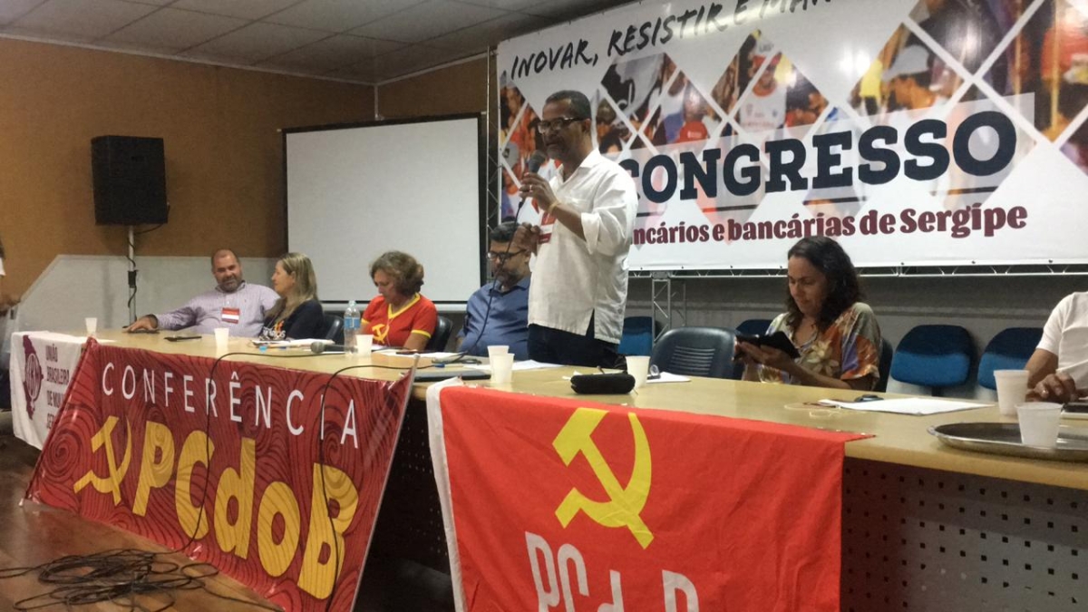 Professor Bittencourt assume comando do PCdoB em Aracaju com a missão de fortalecer o partido para a reeleição de Edvaldo Nogueira (Foto: Pábulo Henrique/ Assessoria Professor Bittencourt)
