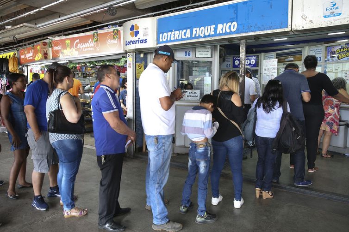 A arrecadação da Mega da Virada foi a maior na história das Loterias da Caixa (Foto: Antonio Cruz/ Agência Brasil)