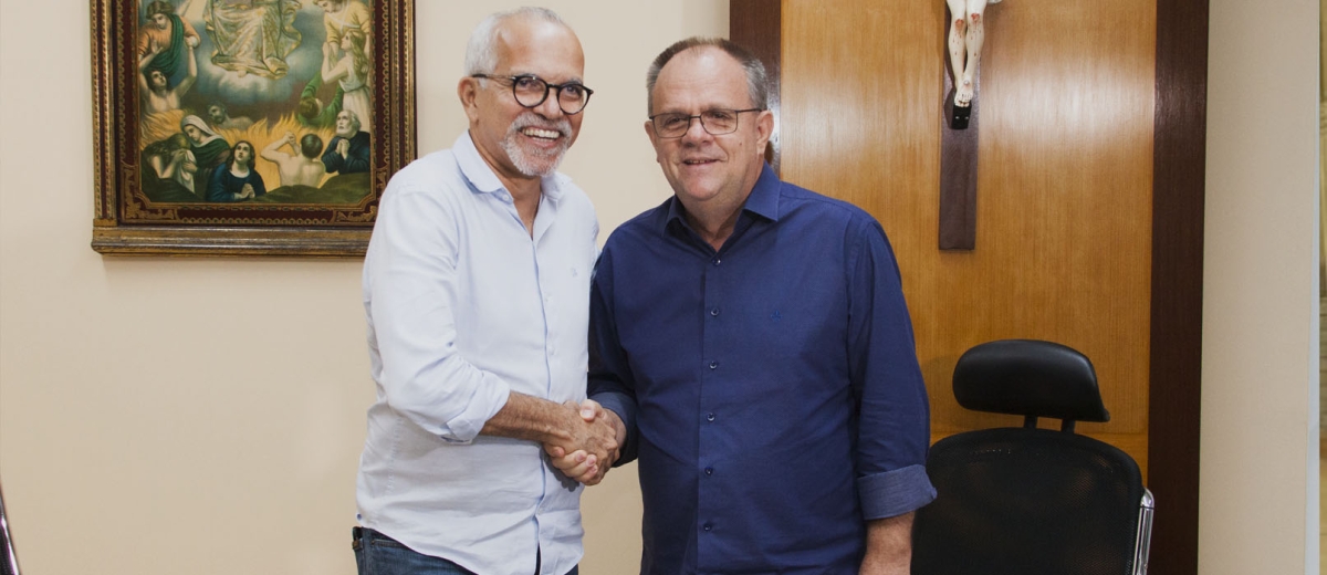 Belivaldo e Edvaldo reúnem-se para reafirmar parceria para Aracaju (Foto: Mario Souza/ Governo de Sergipe)