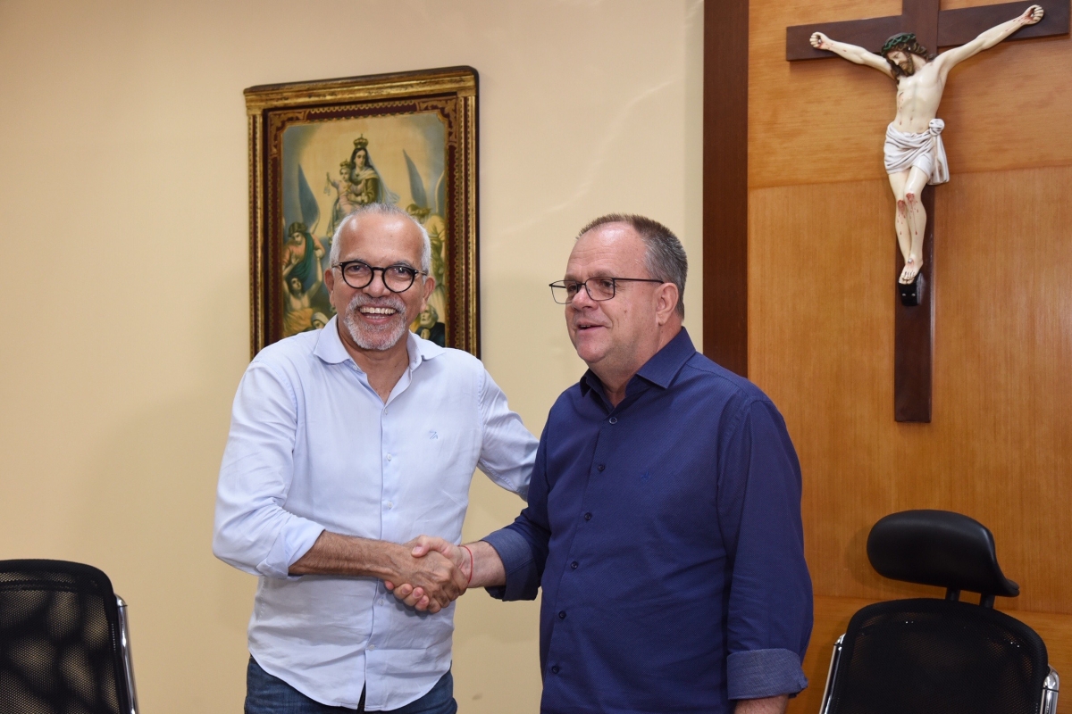 Prefeito Edvaldo se reúne com governador: parceria em prol de Aracaju e Sergipe (Foto: Ana Lícia Menezes/ PMA)