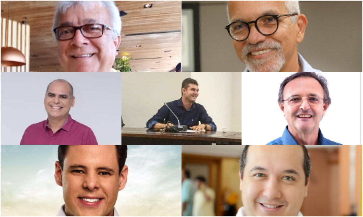 Até o final de janeiro novos nomes devem ser anunciados pelos partidos (Fotos: Arquivo pessoal dos pré-candidatos/ Arte: Portal Infonet)