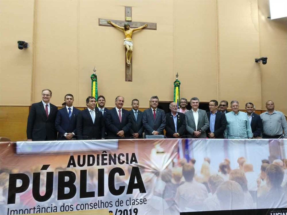 Audiência Pública discute as consequências da PEC108 para os Conselhos de classe e a sociedade (Foto: Via Assessoria)