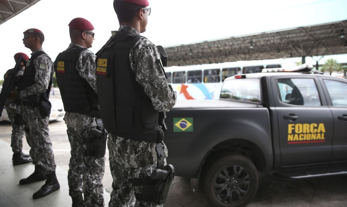 Força Nacional é enviada ao Ceará para apoio nas ações de segurança (Foto: José Cruz/ Agência Brasil)