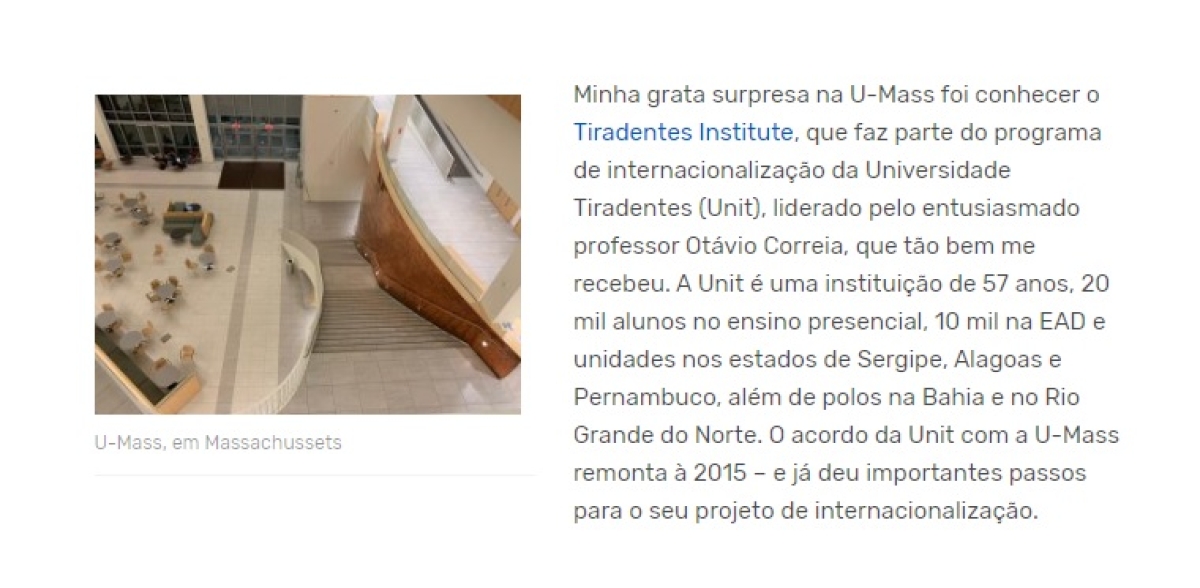 Unit é destaque no portal Desafios da EducaçãoUnit é destaque no portal Desafios da Educação (Imagem: Unit)