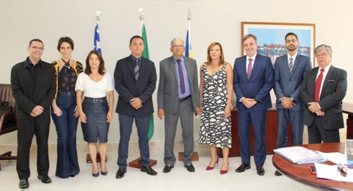 Representante do Facebook visita o TRE-SE (Foto: TRE/SE)