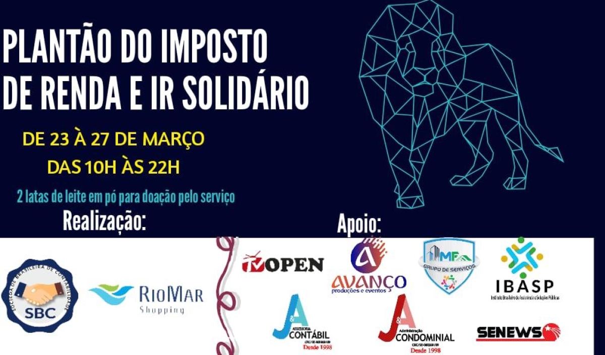 Plantão do Imposto de Renda & IR Solidário 2020 (Imagem: Divulgação)