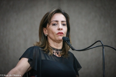Emília afirma que o Patriota não fechou apoio nenhuma pré-candidatura (Foto: César de Oliveira/ CMA)