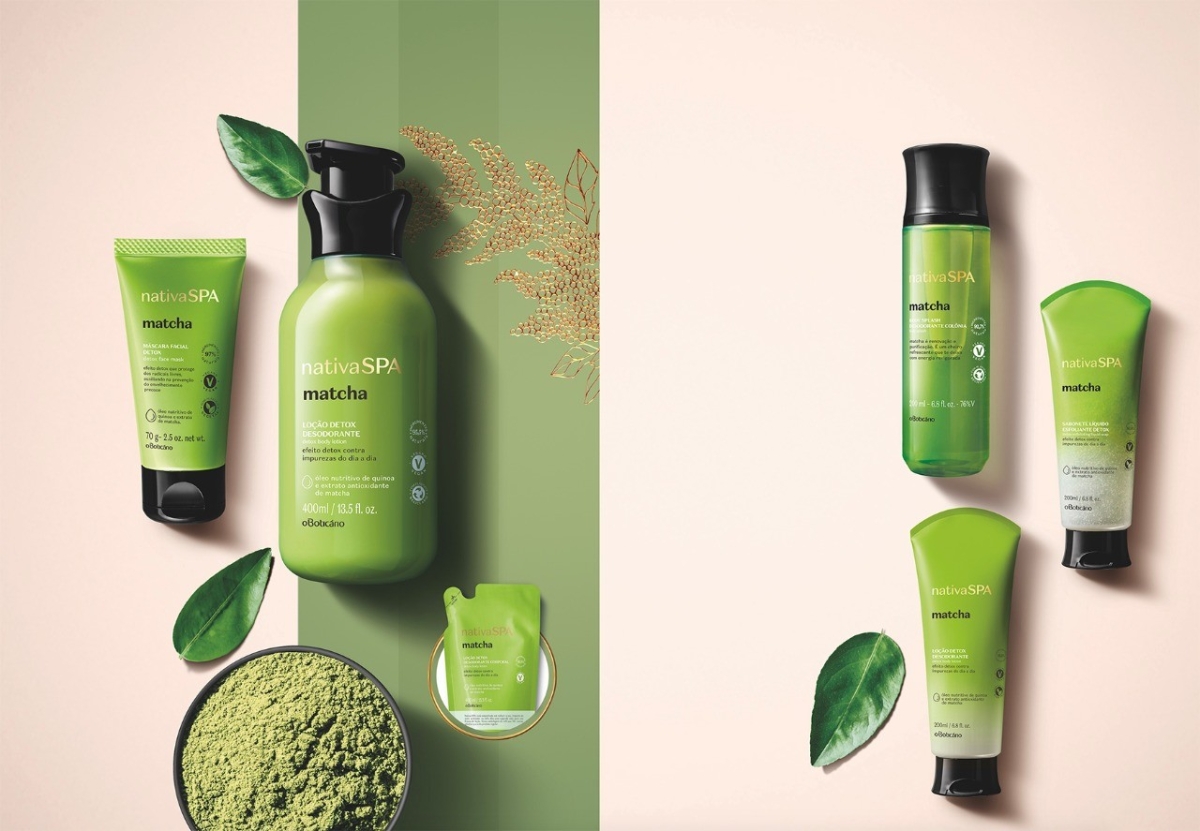 O Boticário une o matcha e a quinoa para entregar um ritual de nutrição e purificação com Nativa SPA (Imagem: Divulgação/ O Boticário)