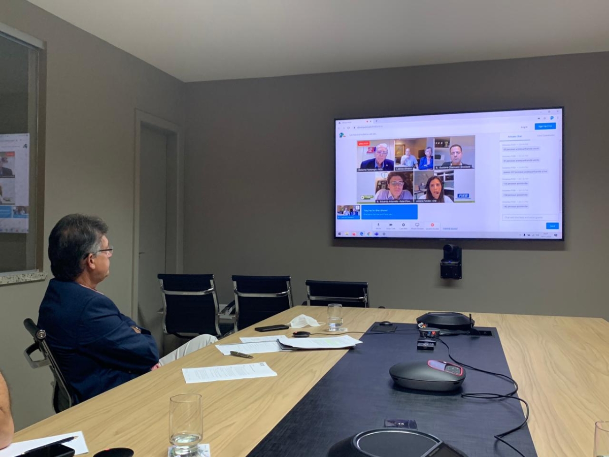 Laércio Oliveira participa de reuniões sobre importância da Lei do gás para o desenvolvimento do país pós-pandemia (Foto: Site Laércio Oliveira)