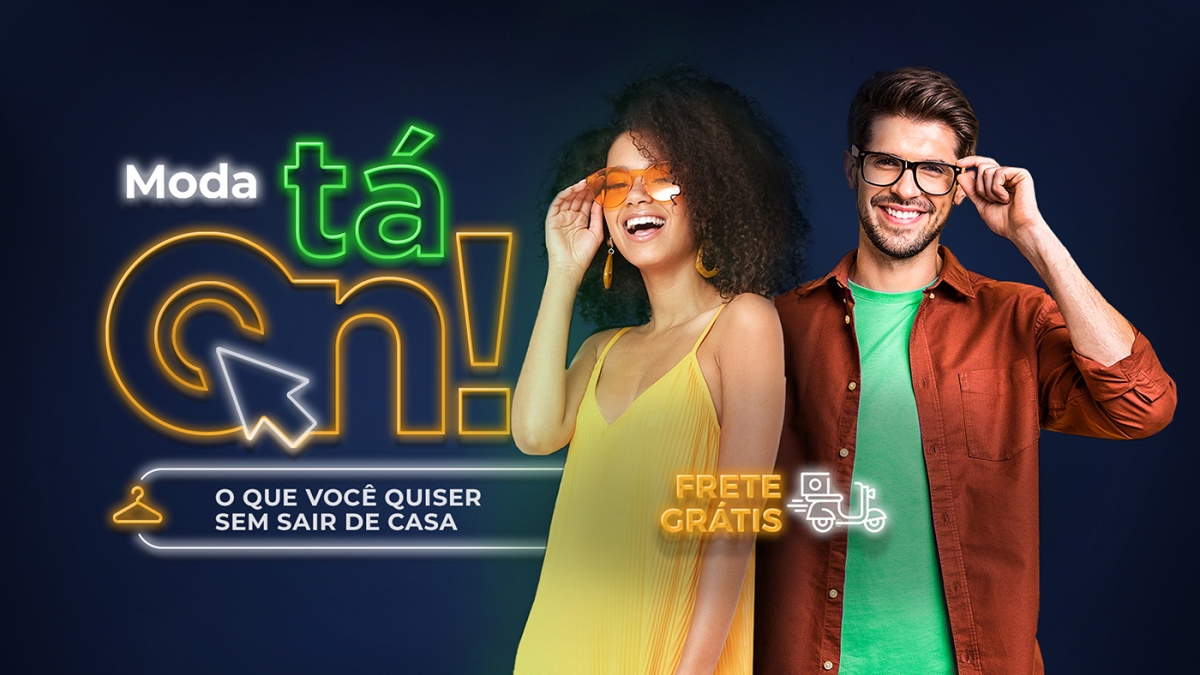 Moda Tá On nos Shoppings Jardins e RioMar Online (Imagem: Divulgação)