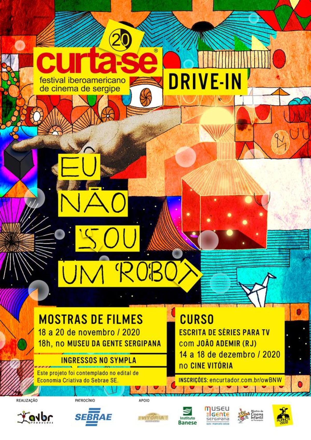20ª edição do Curta-SE acontece em novembro e dezembro em Aracaju (Imagem: Divulgação/ Casa Curta-SE)