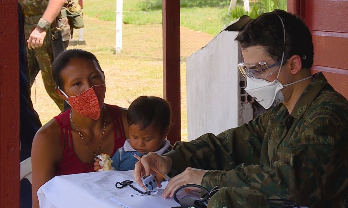 Forças Armadas atenderão indígenas no Pará contra a covid-19 (Foto: TV Brasil)