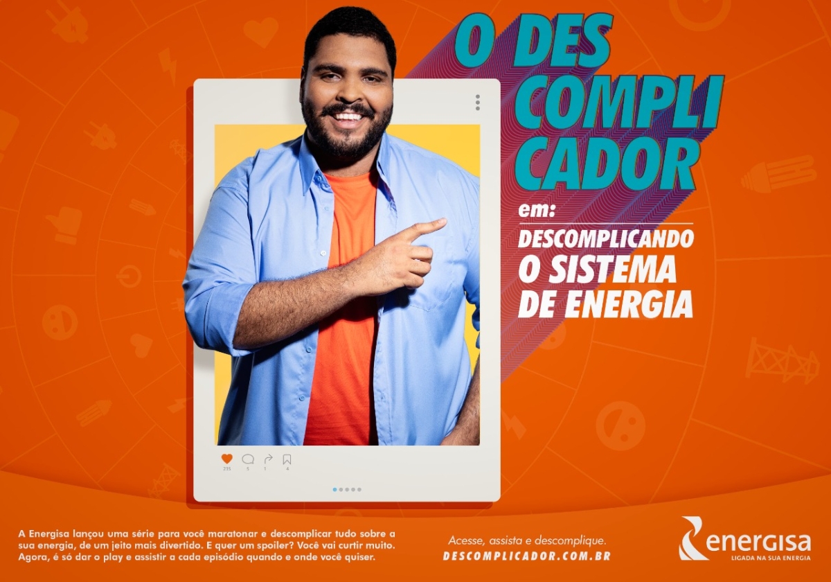 Energisa lança websérie "O Descomplicador" com ator Paulo Vieira (Imagem: Divulgação/ Assessoria Energisa)