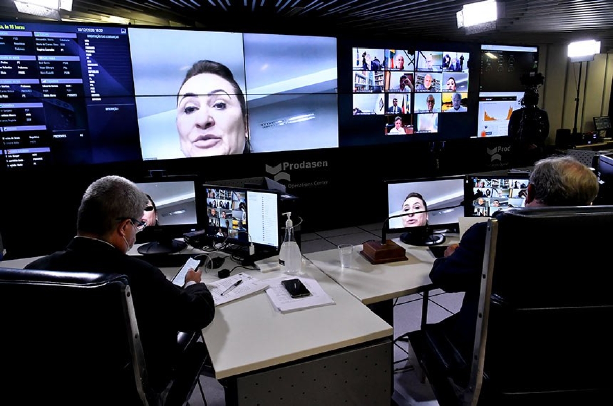 A senadora Katia Abreu relata a proposta no Plenário virtual (Foto: Waldemir Barreto/ Agência Senado)