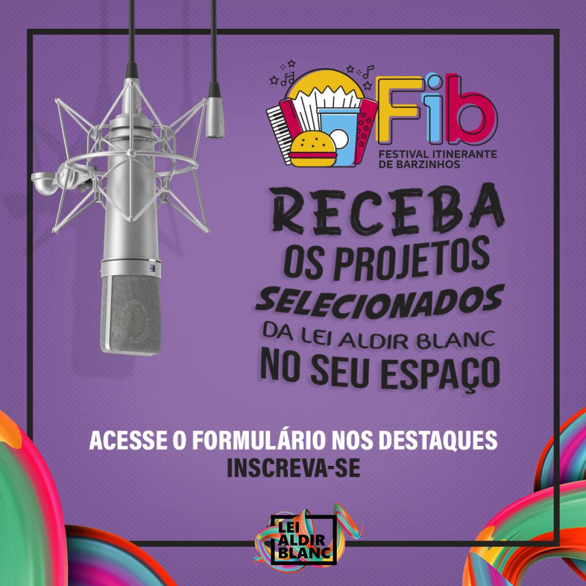 Funcaju abre chamada pública para o Festival Itinerante de Barzinhos (Arte: Ascom Funcaju)