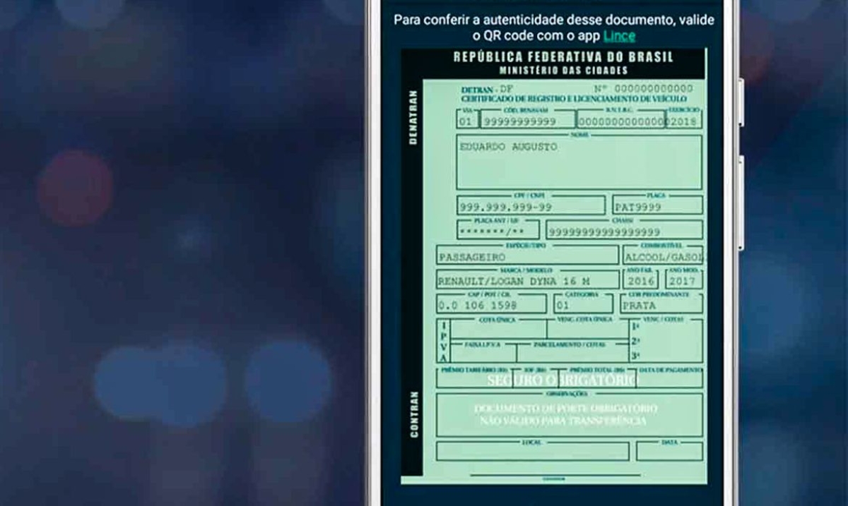 Contran autoriza digitalização de documentos de registro (Foto: Divulgação/ Denatran)