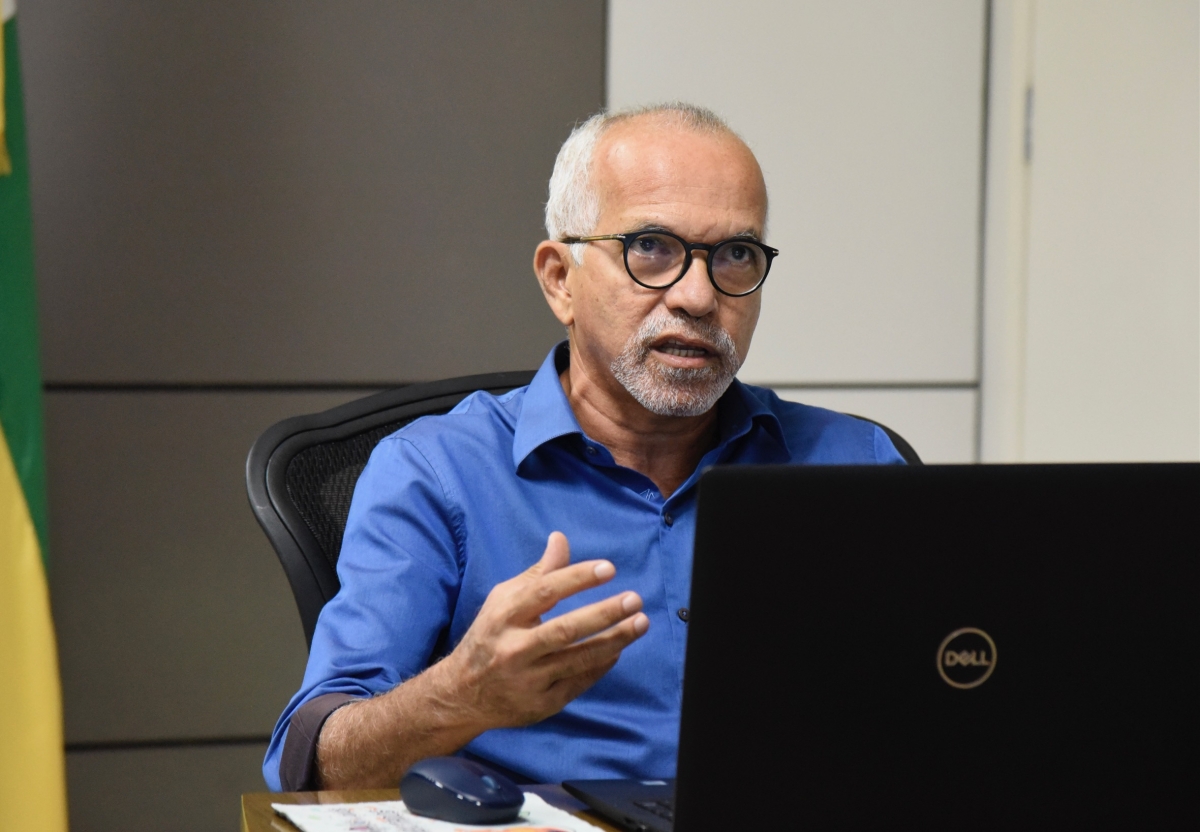 Edvaldo participa de reunião com ministro: Aracaju está preparada para iniciar vacinação no dia 20/1 (Foto: Ana Lícia Menezes/ PMA)